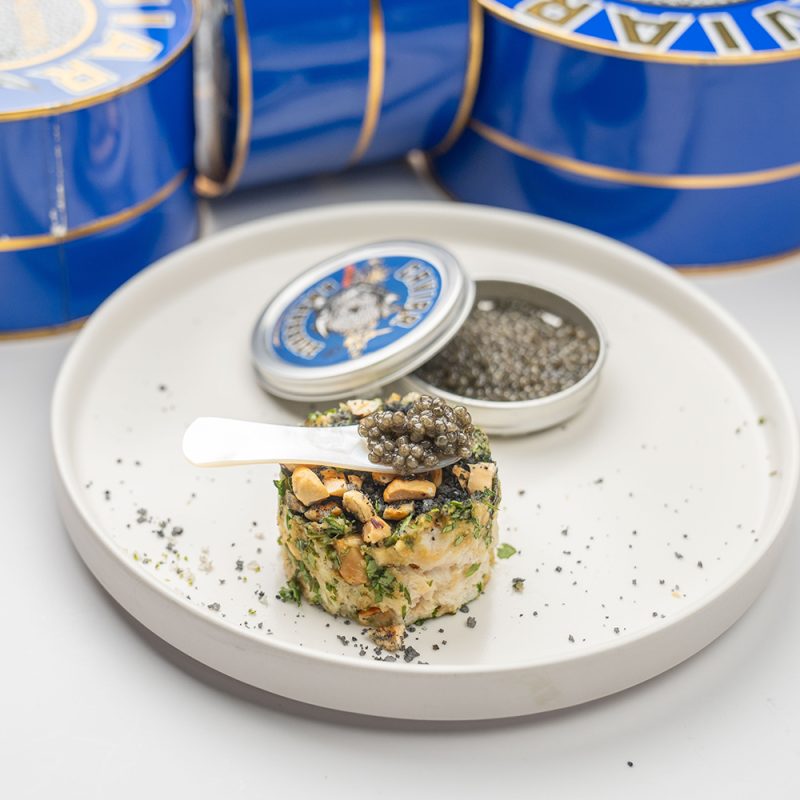 tartare d'esturgeon au caviar